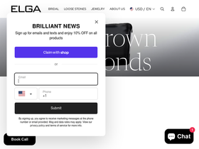 elga.in homepage screenshot