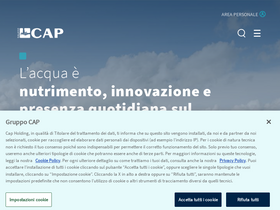 'gruppocap.it' screenshot