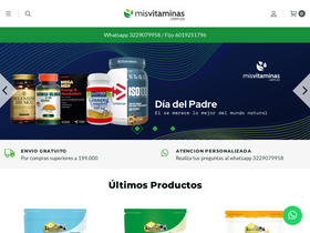 'misvitaminas.com.co' screenshot