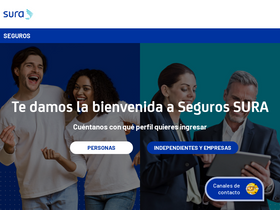 'segurossura.com.co' screenshot