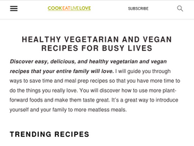 'cookeatlivelove.com' screenshot