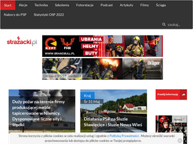'strazacki.pl' screenshot