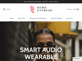 remoeyewear.com homepage screenshot