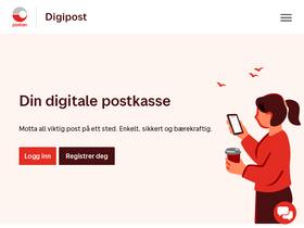 'digipost.no' screenshot