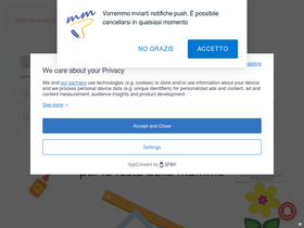 'maestraemamma.it' screenshot