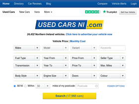 'usedcarsni.com' screenshot