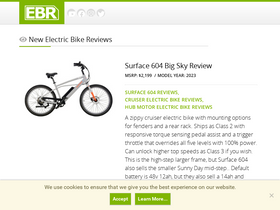 'electricbikereview.com' screenshot