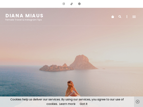 'dianamiaus.com' screenshot