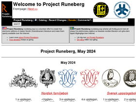 'runeberg.org' screenshot