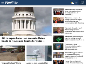 'fox23maine.com' screenshot