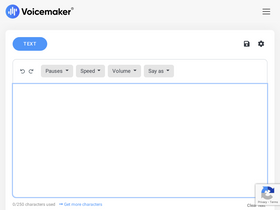 'voicemaker.in' screenshot