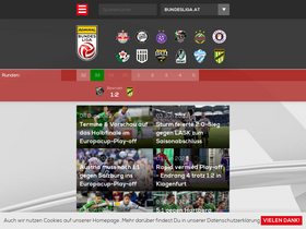 'bundesliga.at' screenshot