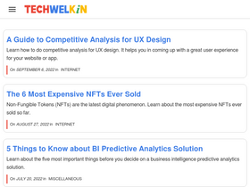 'techwelkin.com' screenshot