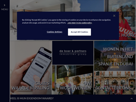 'deboerenpartners.be' screenshot