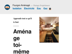 'mon-fourgon-amenage.fr' screenshot