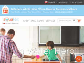 'aquatell.ca' screenshot