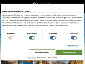 'reise-klima.de' screenshot
