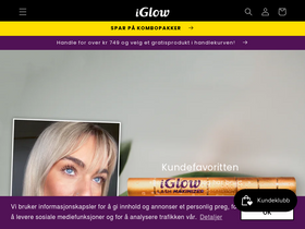 iGlow homepage screenshot
