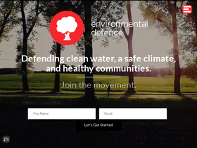'environmentaldefence.ca' screenshot