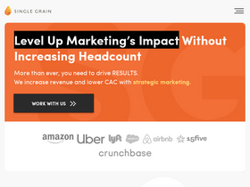'singlegrain.com' screenshot