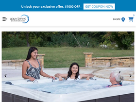 'hottubhub.com' screenshot