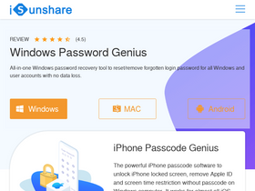 'isunshare.com' screenshot