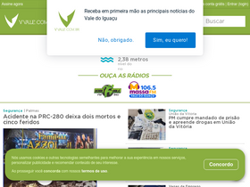 'vvale.com.br' screenshot