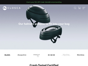 'closca.com' screenshot