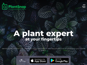 'plantsnap.com' screenshot