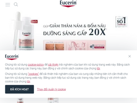 'eucerin.vn' screenshot