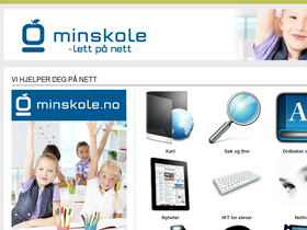 'minskole.no' screenshot