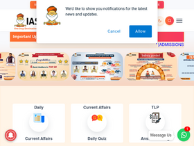 'iasbaba.com' screenshot