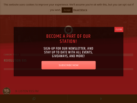 'revolution935.com' screenshot