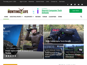 'thehuntinglife.com' screenshot