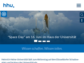 'uni-duesseldorf.de' screenshot