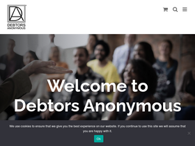 'debtorsanonymous.org' screenshot