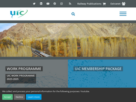 'events.uic.org' screenshot