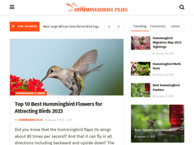 'hummingbirdsplus.org' screenshot