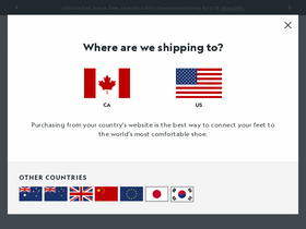 'allbirds.ca' screenshot