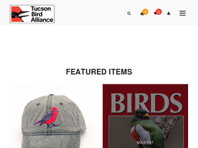 tucsonaudubonnatureshop.com homepage screenshot