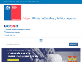 'odepa.gob.cl' screenshot