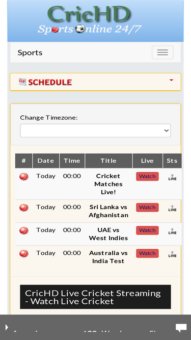 watch cricstream