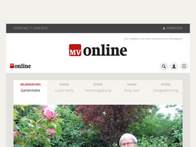 'mv-online.de' screenshot