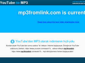 'mp3fromlink.com' screenshot