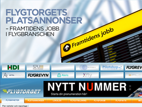 'flygtorget.se' screenshot