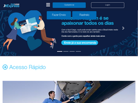 'azulcargoexpress.com.br' screenshot