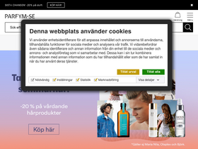 'parfym.se' screenshot