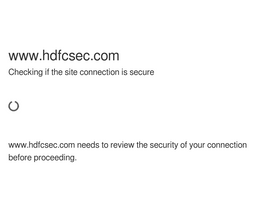 'hdfcsec.com' screenshot