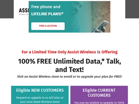 'assistwireless.com' screenshot