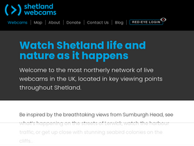 'shetlandwebcams.com' screenshot